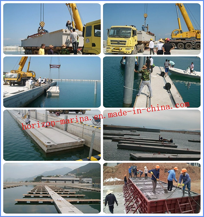 ISO14001 Horizon Marina Access Bridge Aluminum Marine Platform