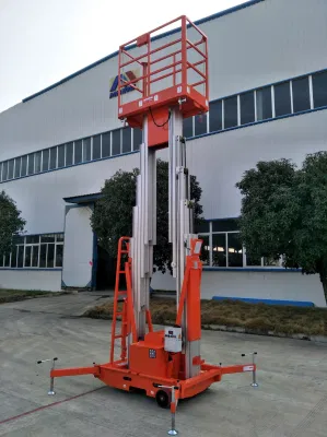 Double Mobile Electric Hydraulic Aluminium Lift /Work Platform