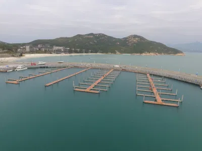 ISO14001 Horizon Marina Access Bridge Aluminum Marine Platform